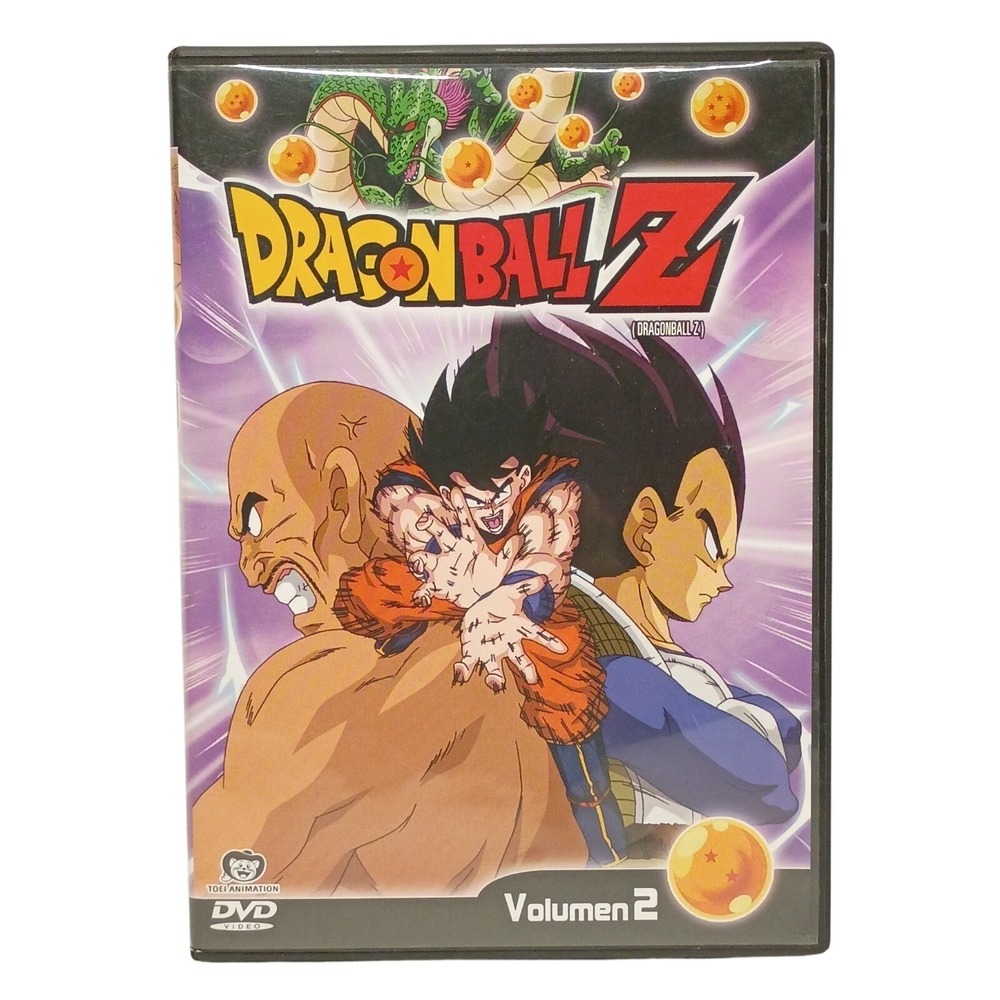 Dragon Ball Z Volumen 2 (DVD, 1989 Film) Volume 2 Spanish Anime Action Adventure